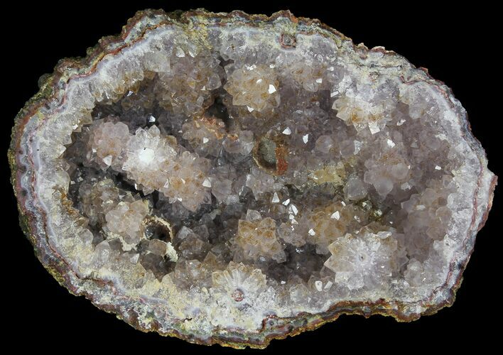 Amethyst Crystal Geode Section - Morocco #103243